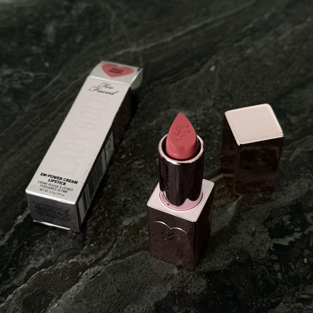 Too Faced Em-Power Cream Lipstick - Rich Mauve